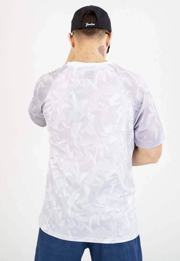 T-shirt Patriotic Football Gold biały