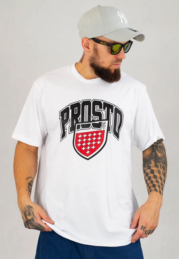 T-shirt Prosto Unipro biały