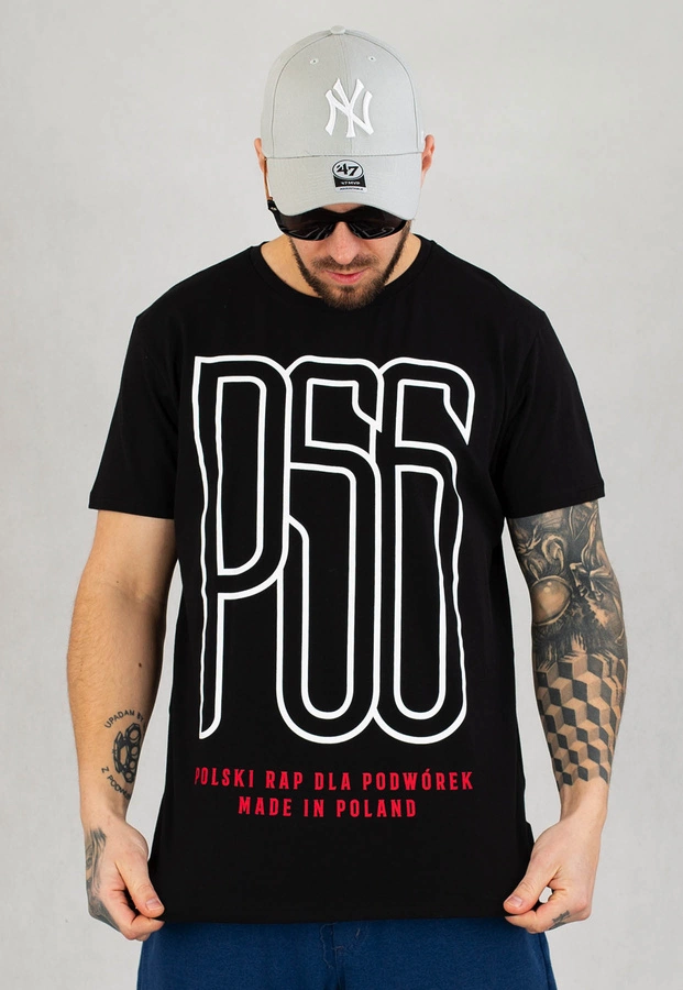 T-shirt Dudek P56 Logo czarny