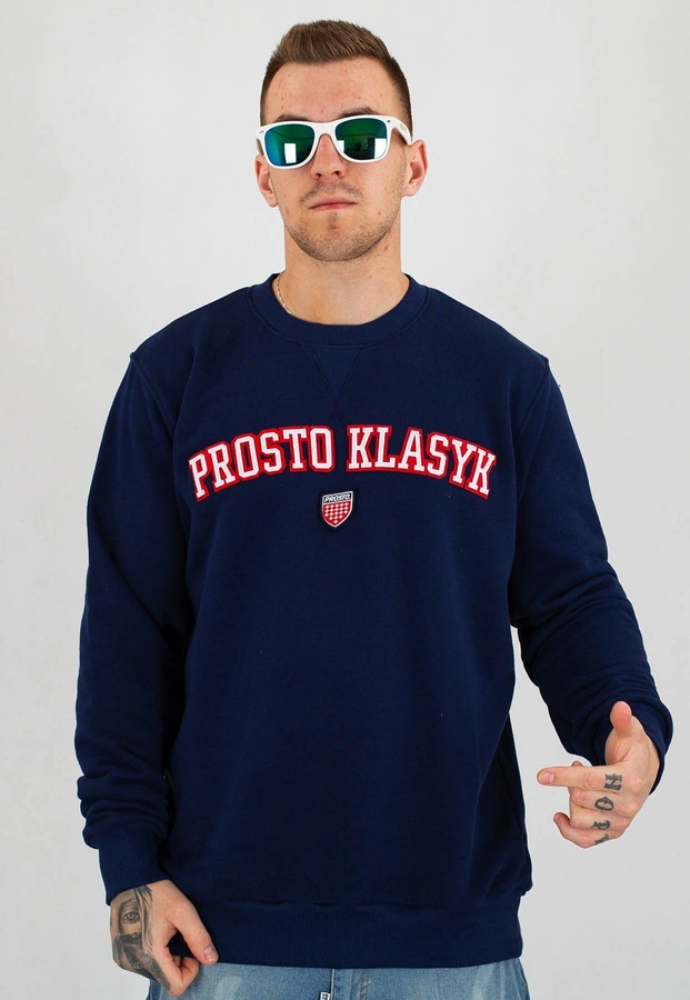 Bluza Prosto Filz granatowa