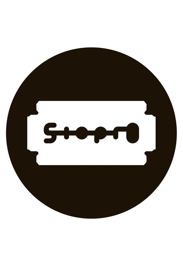 Wlepa Stoprocent Razor czarna