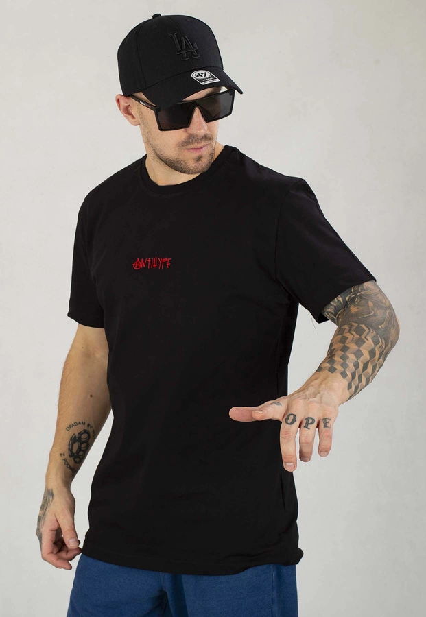 T-shirt Antihype Ring czarny