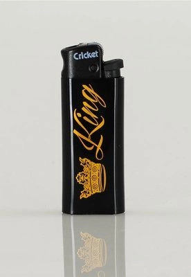 Zapalniczka Cricket Red Eyes King czarno złota