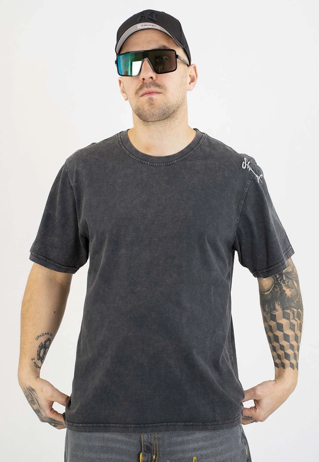 T-shirt Stoprocent Haftbark Premium czarny sprany