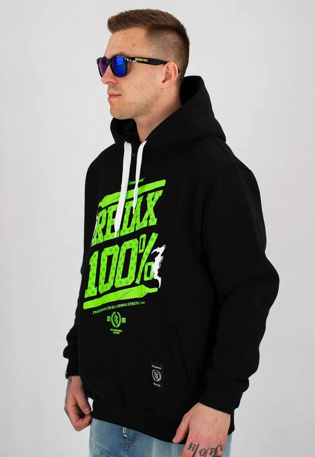 Bluza Ciemna Strefa Relax 100% czarna