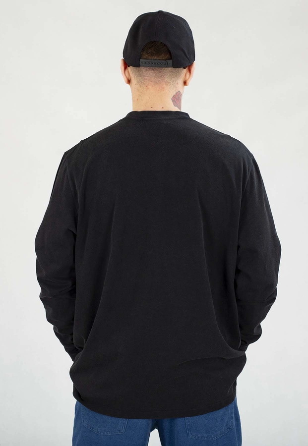 Longsleeve Prosto Ston grafitowy