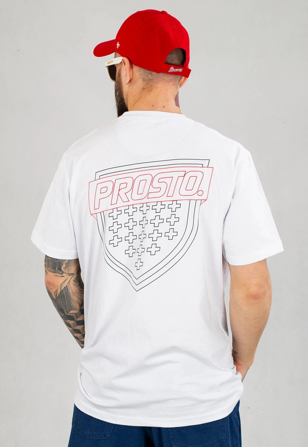 T-shirt Prosto Outshield biały