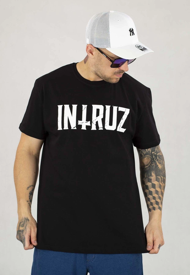 T-shirt Intruz Lokalny Klasyk czarny