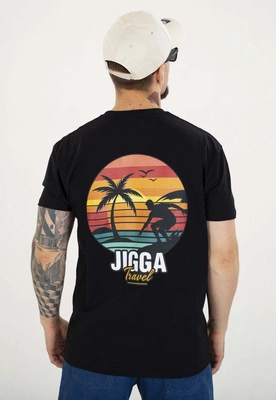 T-shirt Jigga Wear Surfer czarny