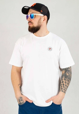 T-shirt Patriotic College Basic biały