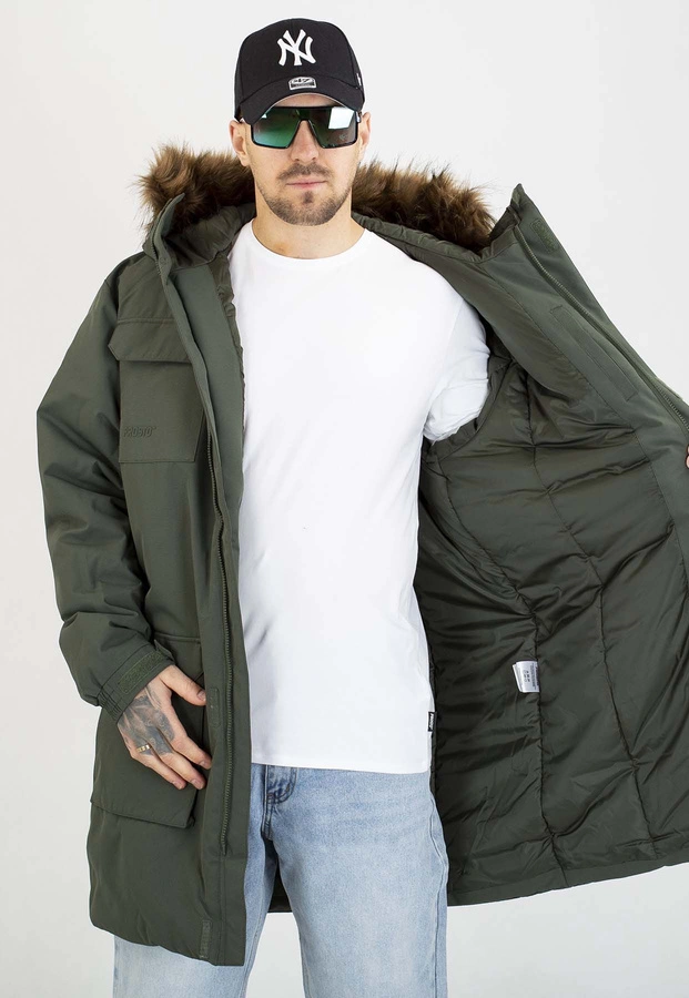 Kurtka Prosto Zimowa Parka Expedition dark olive green