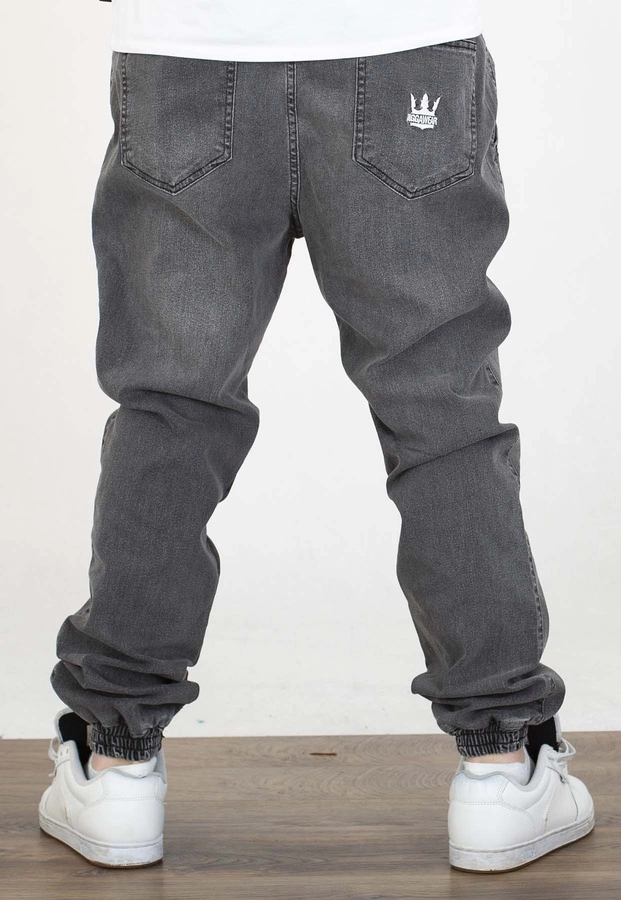 Spodnie Jigga Wear Crown Jogger Jeans grey