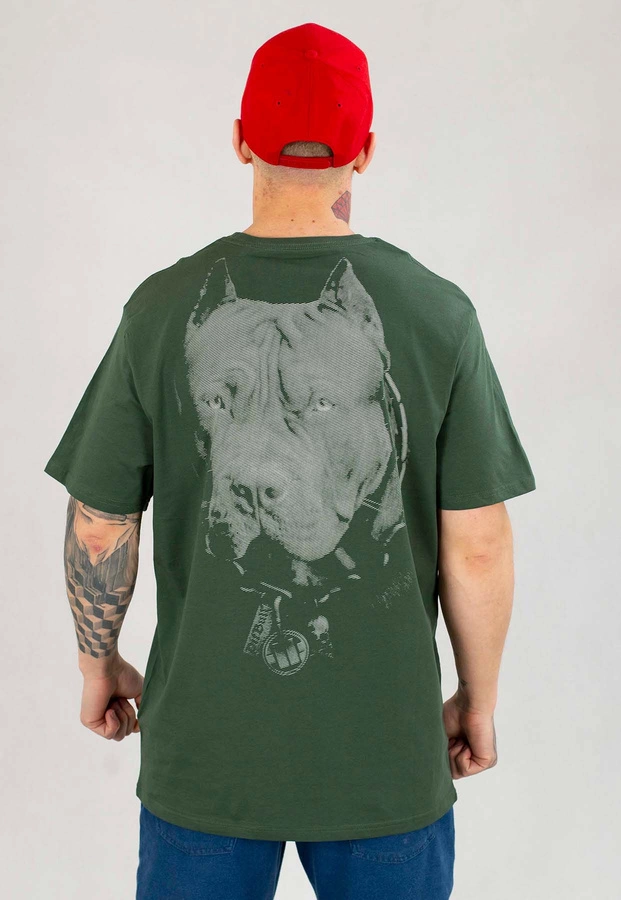 T-shirt Pit Bull Born In 1989 zielony