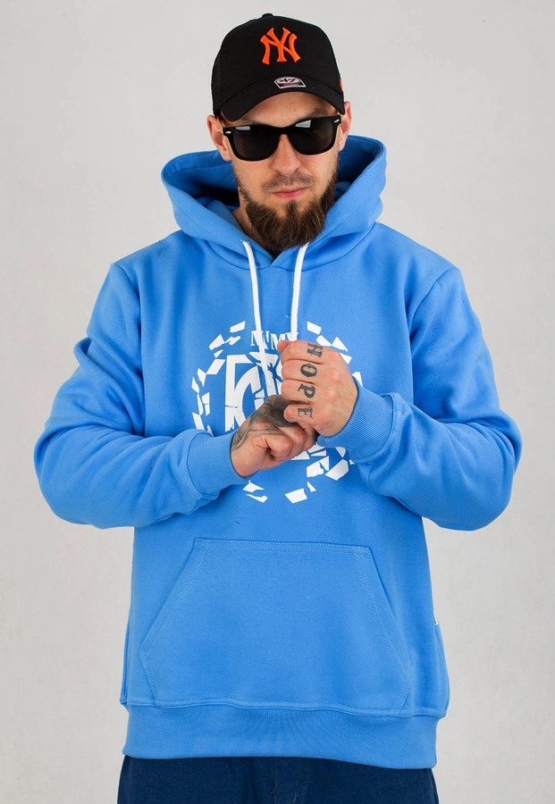 Bluza Diil Hoodie Laur Broken błękitna