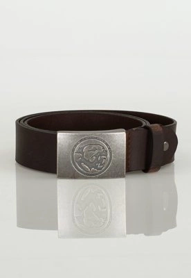 Pasek Pit Bull Bones brązowy