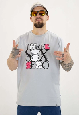 T-shirt 360CLTH Three Six szary