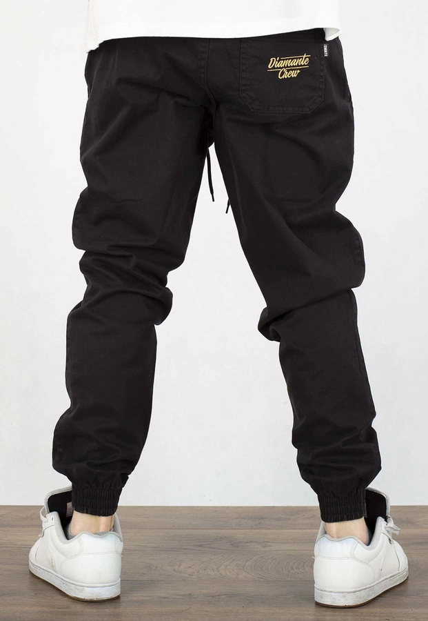 Spodnie Diamante Wear Jogger Unisex Crew Classic czarno złote