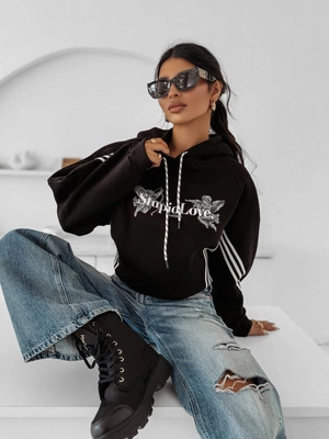 Bluza Olavoga Z Kapturem Viti czarna