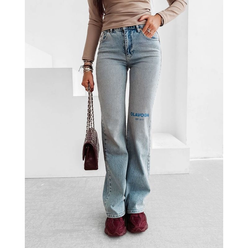 Spodnie Olavoga Zoio niebieskie