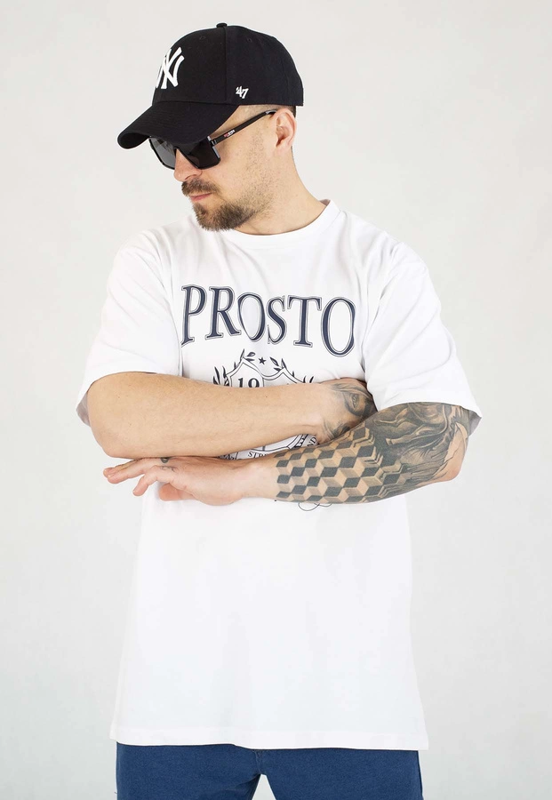 T-shirt Prosto Plurt biały