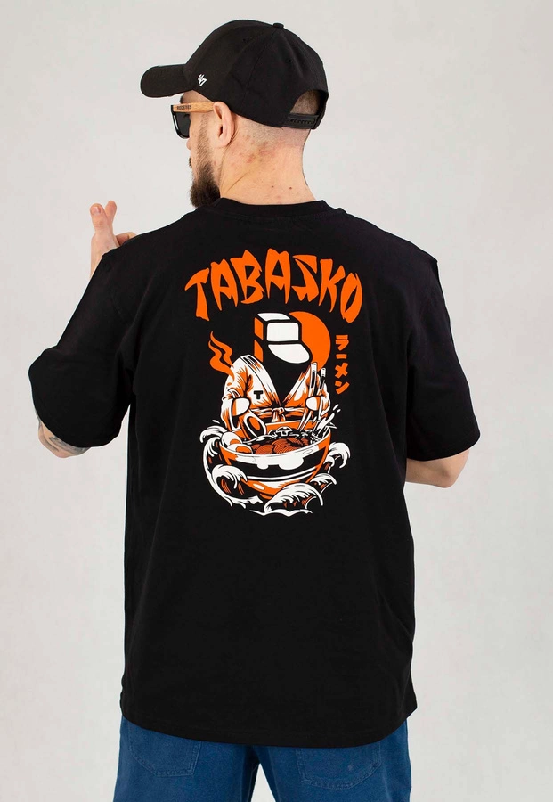 T-shirt Tabasko Ramen czarny