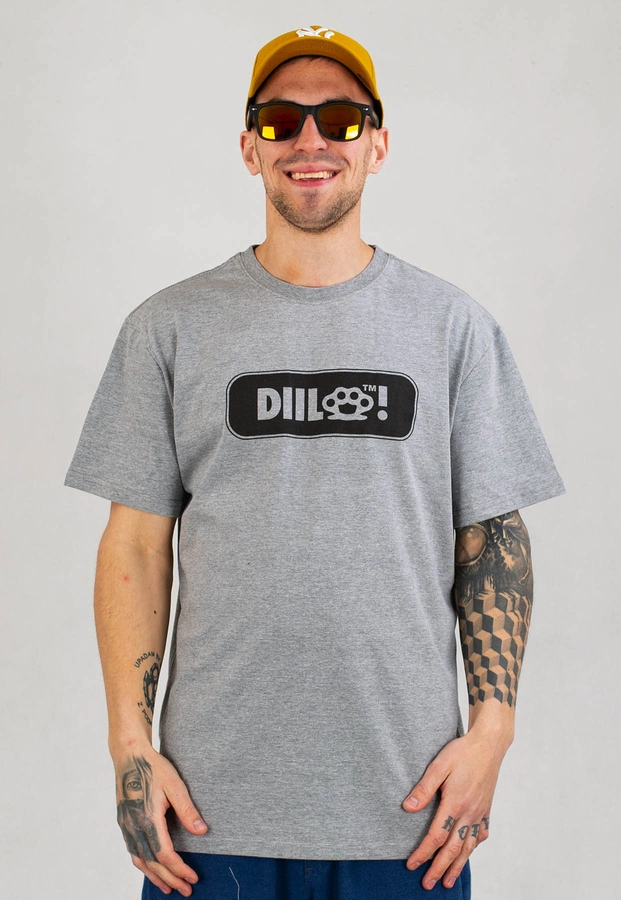 T-shirt Diil Frame szary