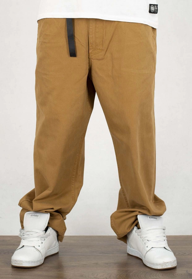 Spodnie Mass Pants Baggy Fit Clamber brązowe