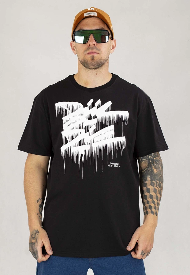 T-shirt Diil Paint Splash czarny