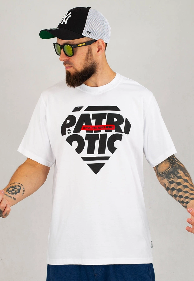 T-shirt Patriotic Cls Diamond biały