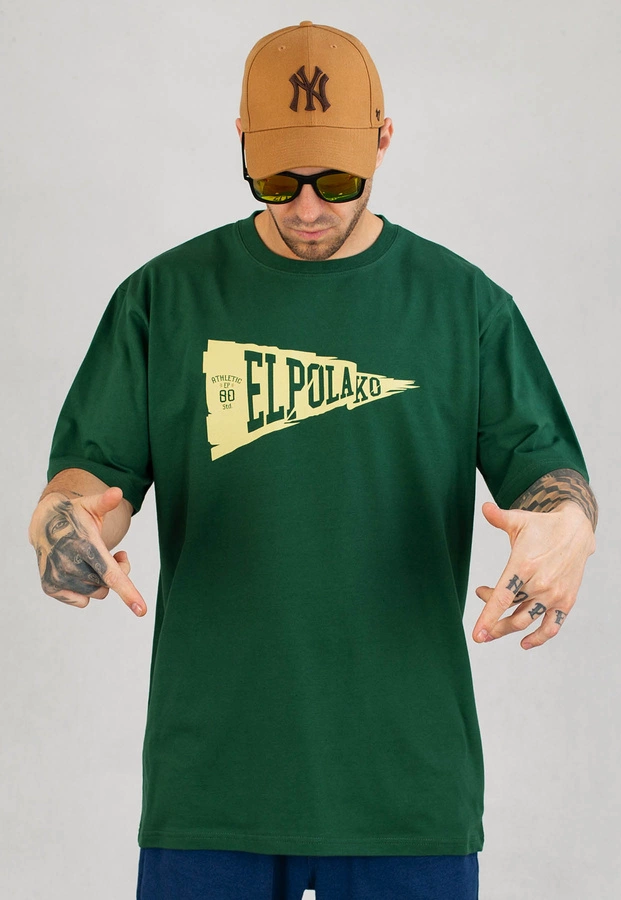 T-shirt El Polako EP Flag zielony