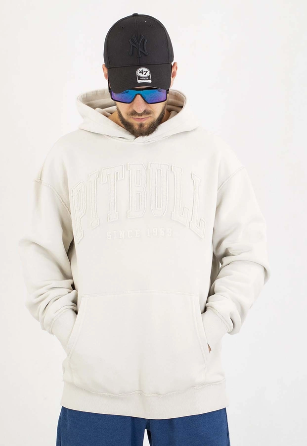 Bluza Pit Bull Z Kapturem Orlando white stone