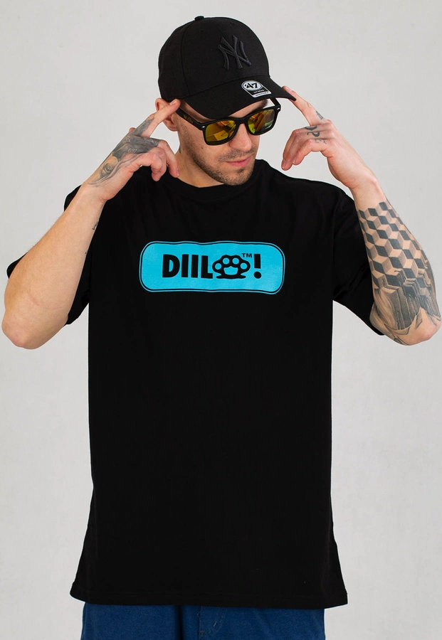 T-shirt Diil Frame czarny