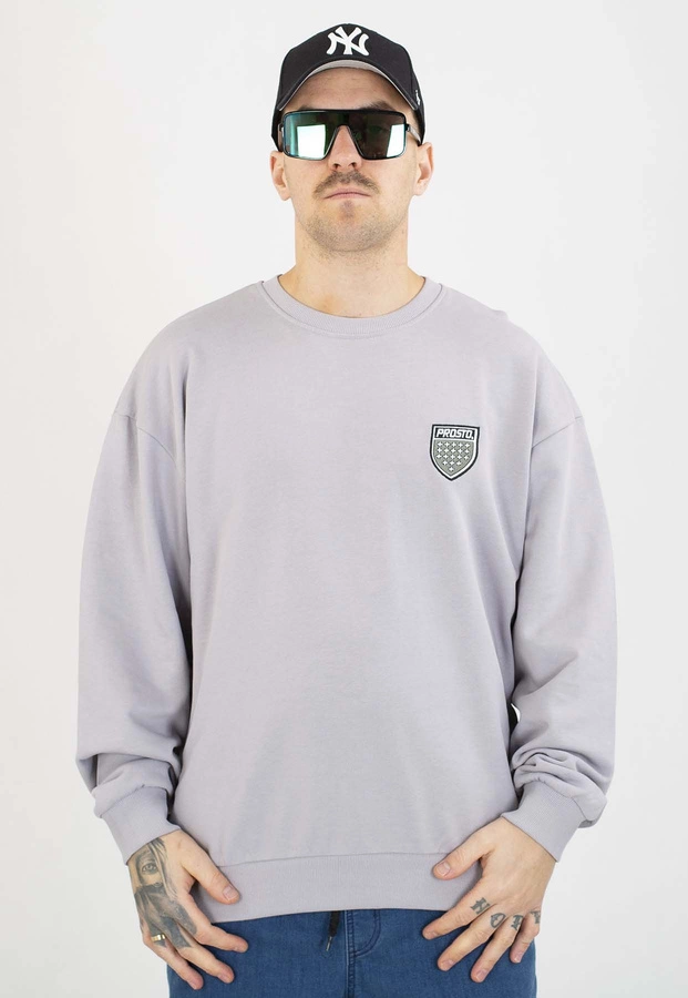 Bluza Prosto Bez Kaptura Shield washed grey