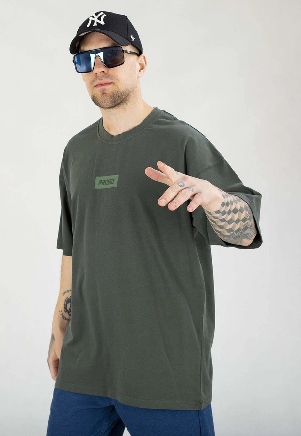 T-shirt Prosto Baggy Box 2.0 zielony