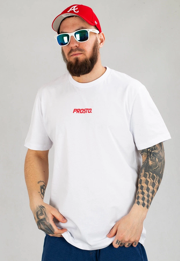 T-shirt Prosto Outshield biały