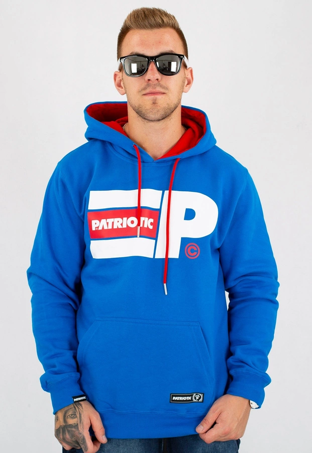 Bluza Patriotic P Big Flag niebieska