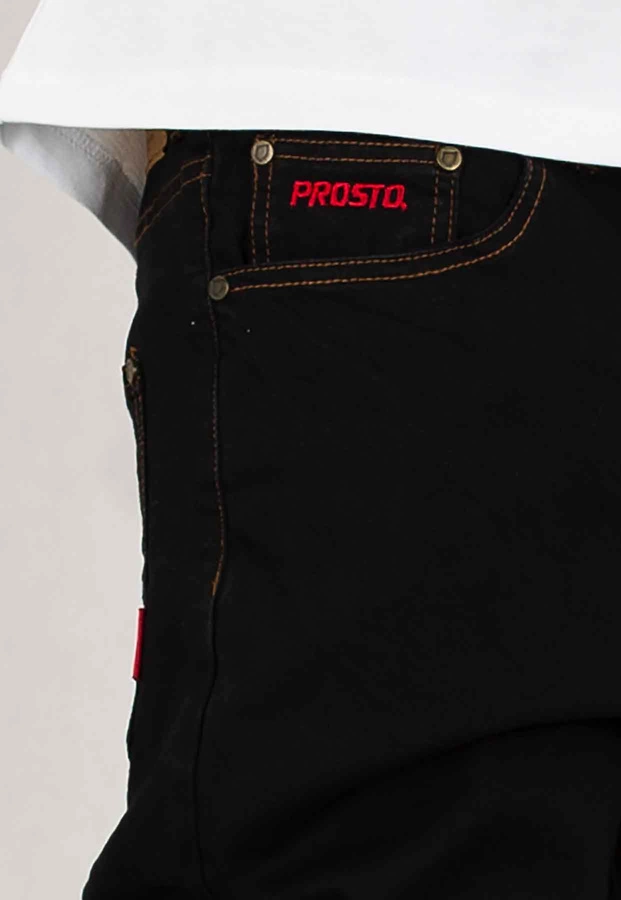 Spodnie Prosto Regular Pocklog black jeans