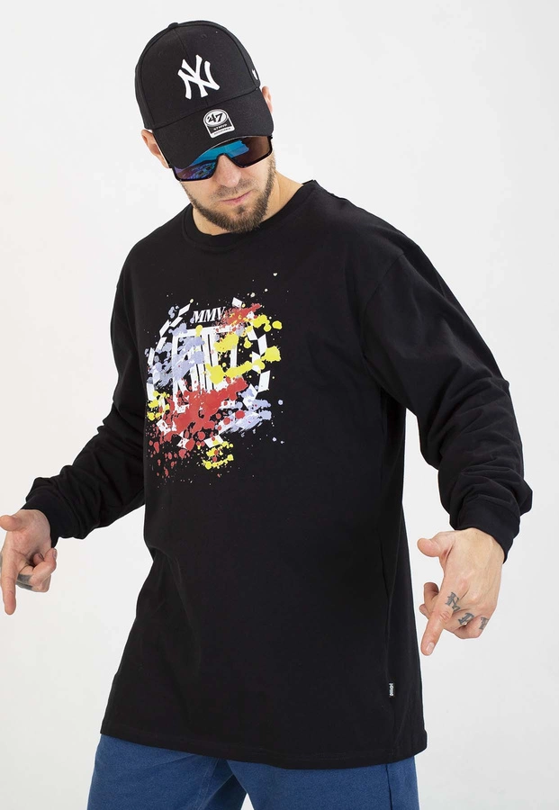Longsleeve Diil Splash czarny