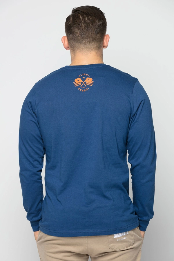 Longsleeve Diamante Wear Drop It Like It's Hot niebieski