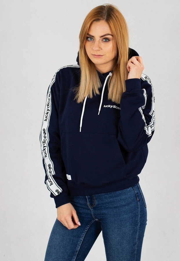 Bluza Lucky Dice SM-Logo Tape granatowa
