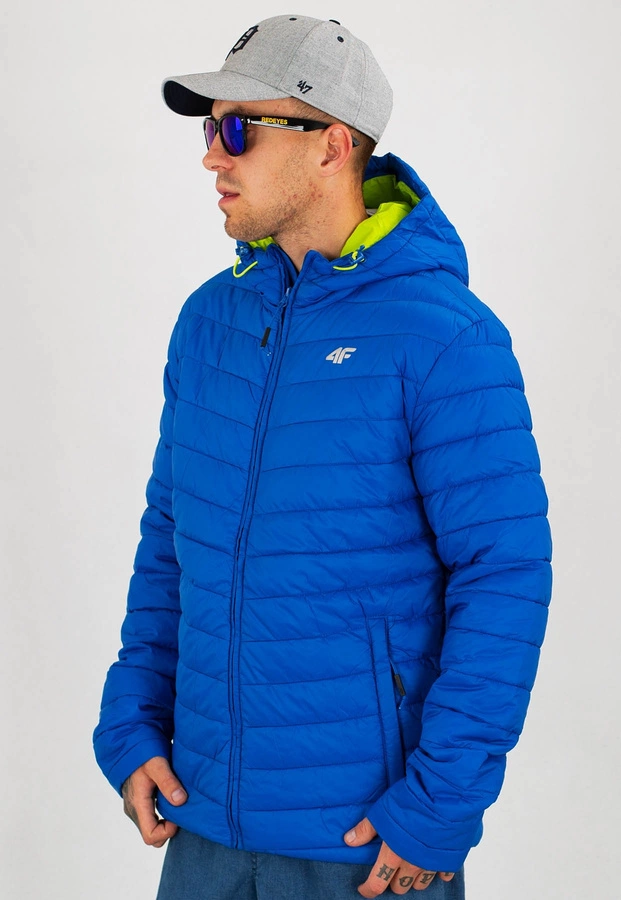 Kurtka 4F KUMP002 niebieska