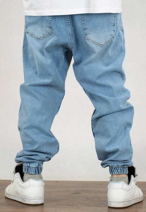 Spodnie I8 Denim Joggery Boyfriend BOY04 light blue