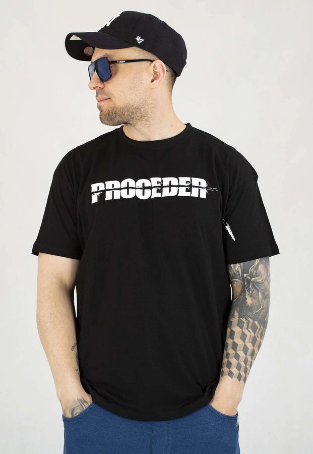 T-shirt Chada Proceder Bullet czarny