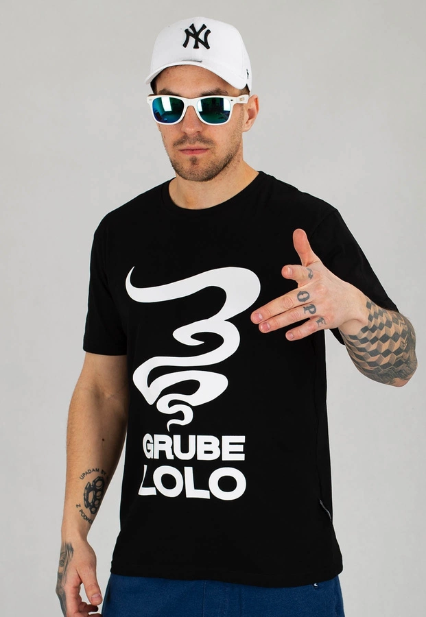 T-shirt Grube Lolo Big Logo czarny