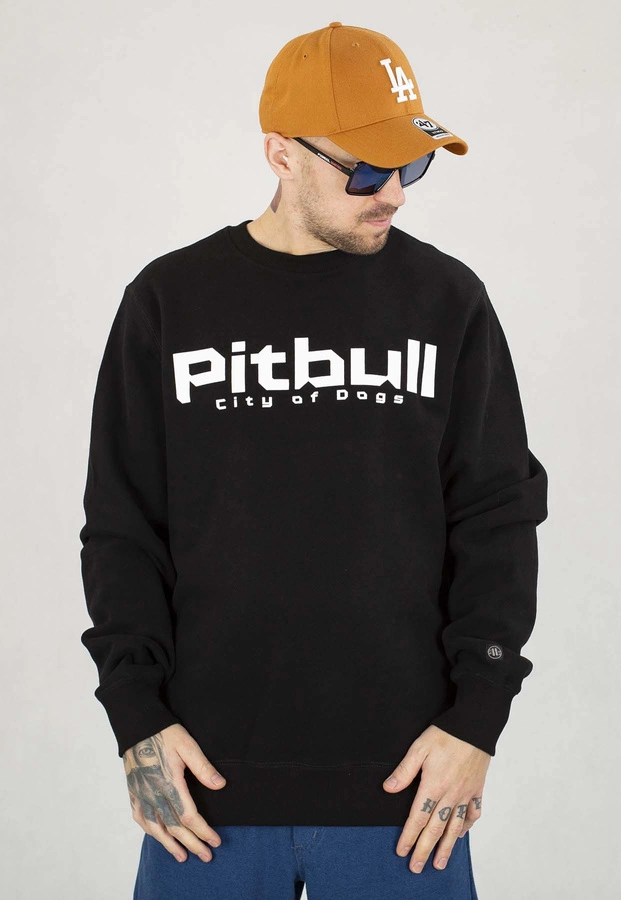 Bluza Pit Bull Bez Kaptura City Of Dogs czarna