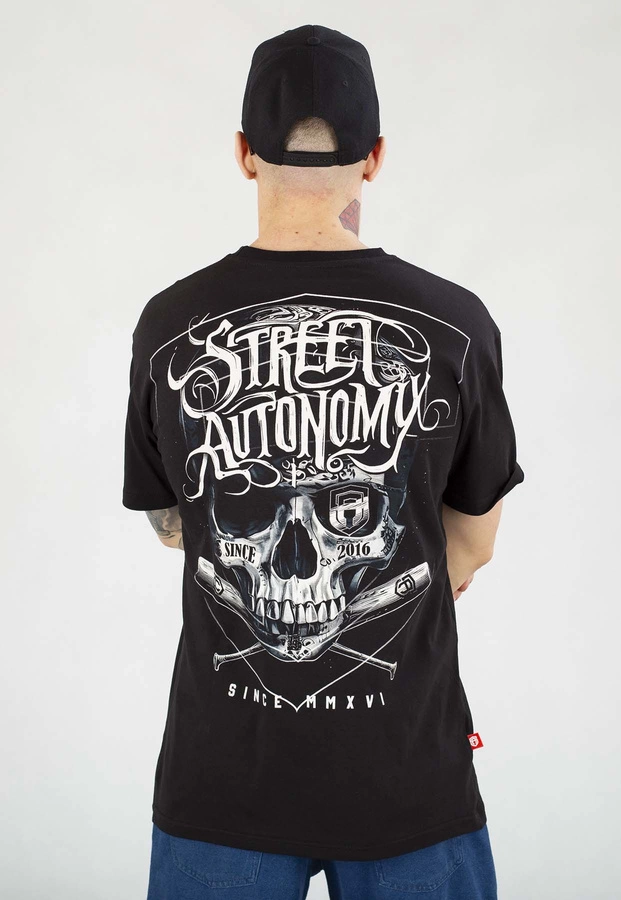 T-shirt Street Autonomy Pirat czarny