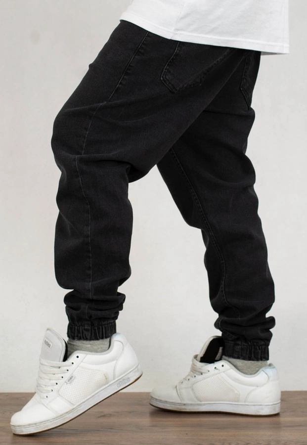 Spodnie I8 Denim Joggery Boyfriend BOY02 black