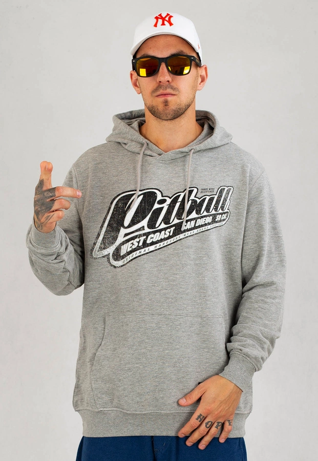 Bluza Pit Bull Red Brand szara