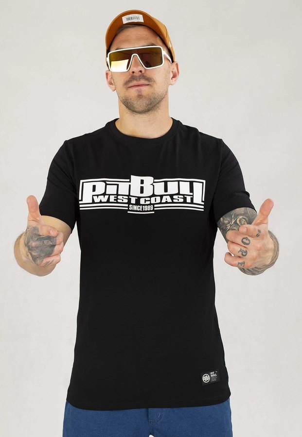 T-shirt Pit Bull Classic Boxing czarny