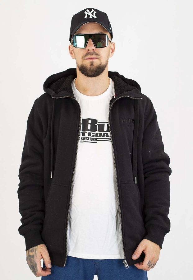 Bluza Pit Bull Z Kapturem ZIP Ruffin Detroit black black
